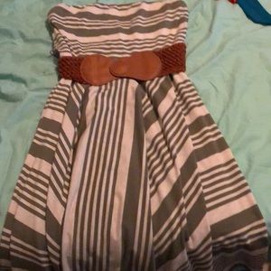 Maurice’s strapless dress